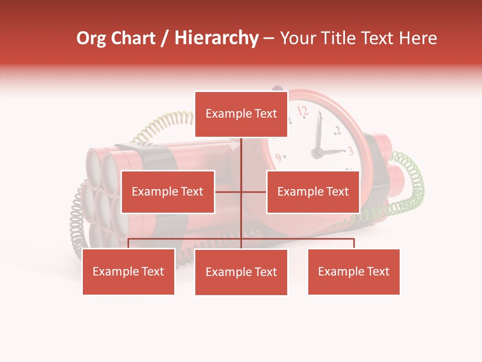 Alarm Danger White PowerPoint Template
