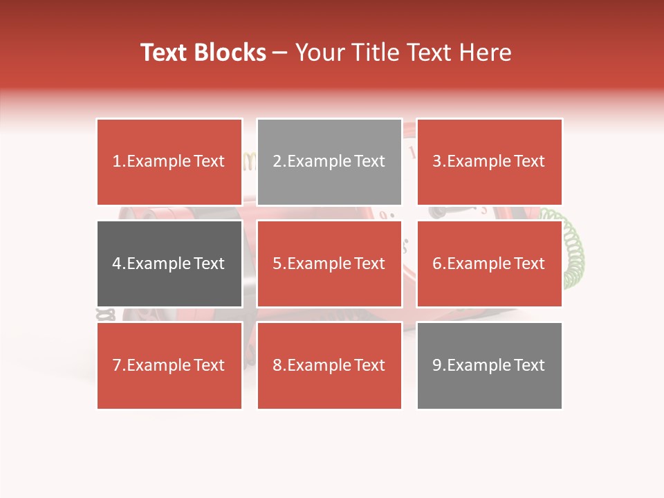 Alarm Danger White PowerPoint Template