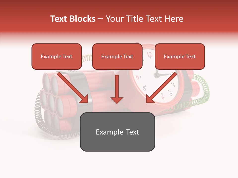 Alarm Danger White PowerPoint Template