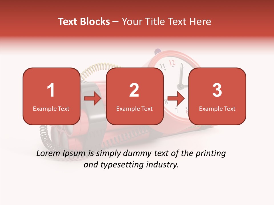 Alarm Danger White PowerPoint Template