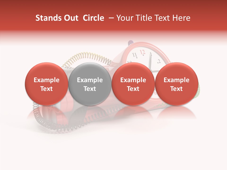 Alarm Danger White PowerPoint Template