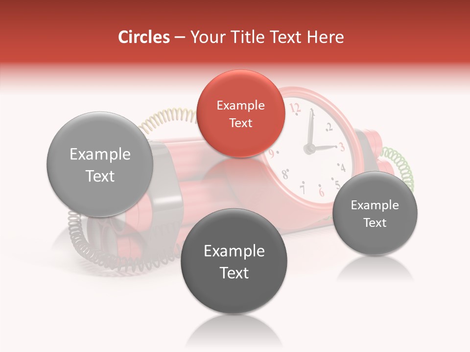 Alarm Danger White PowerPoint Template