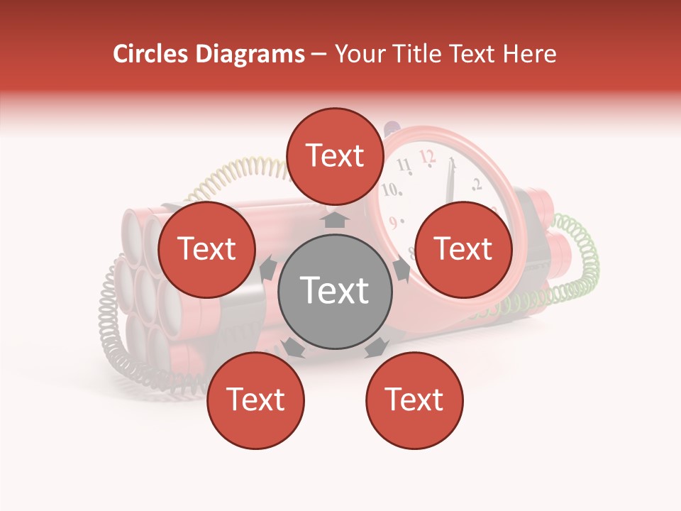 Alarm Danger White PowerPoint Template