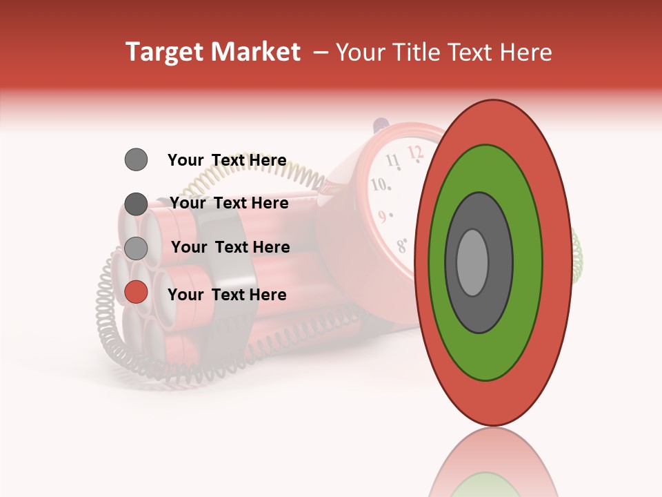 Alarm Danger White PowerPoint Template