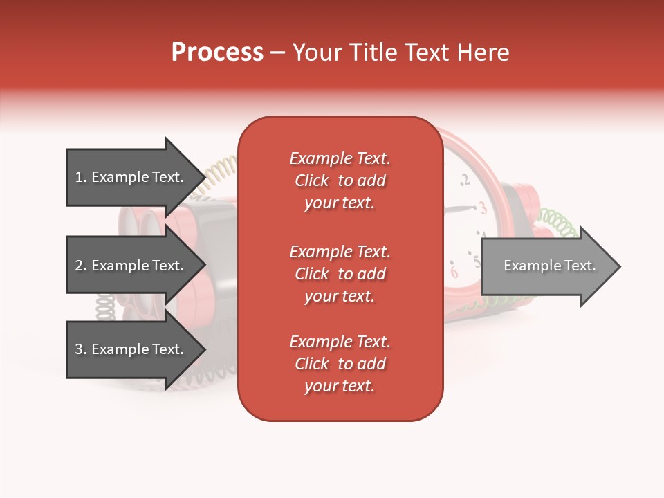 Alarm Danger White PowerPoint Template