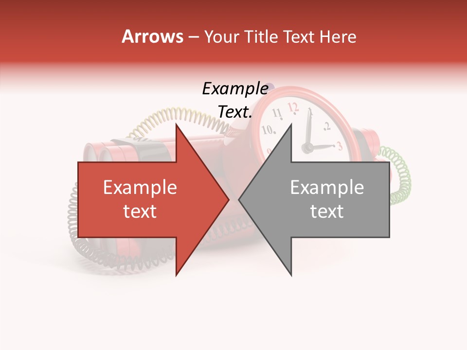 Alarm Danger White PowerPoint Template