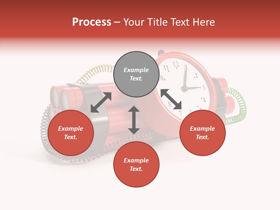 Alarm Danger White PowerPoint Template