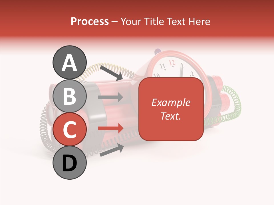 Alarm Danger White PowerPoint Template