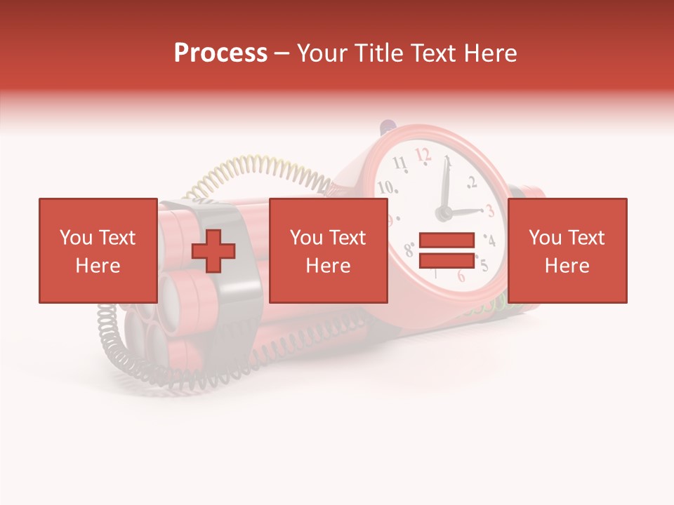 Alarm Danger White PowerPoint Template