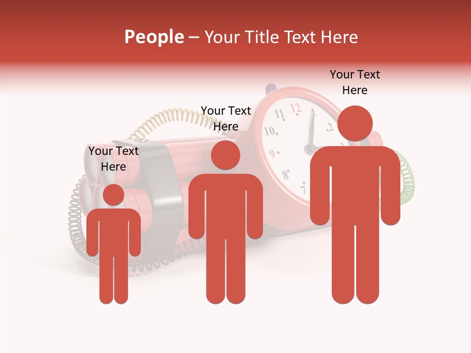 Alarm Danger White PowerPoint Template