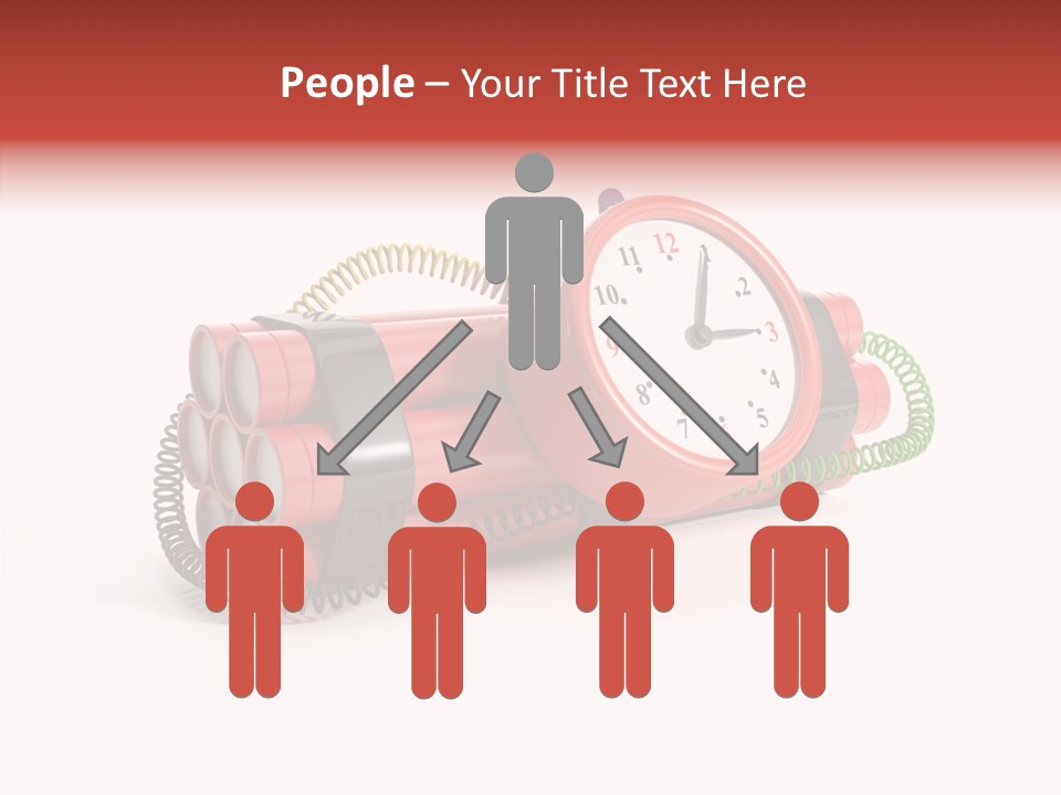 Alarm Danger White PowerPoint Template