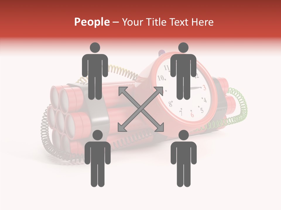 Alarm Danger White PowerPoint Template