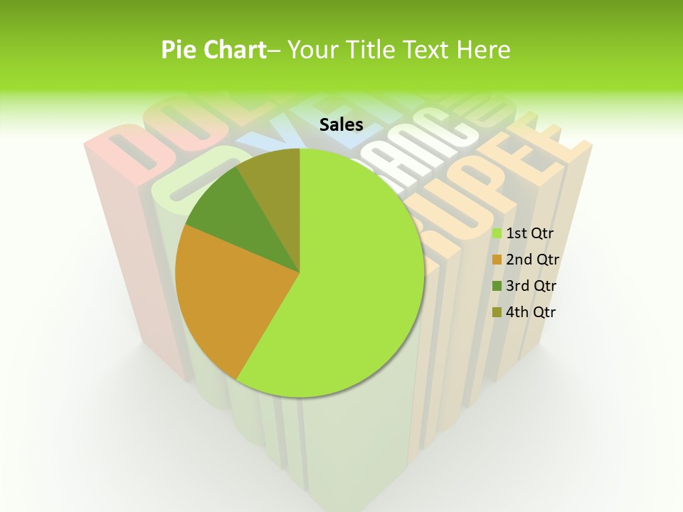 Abstract Alphabet White PowerPoint Template