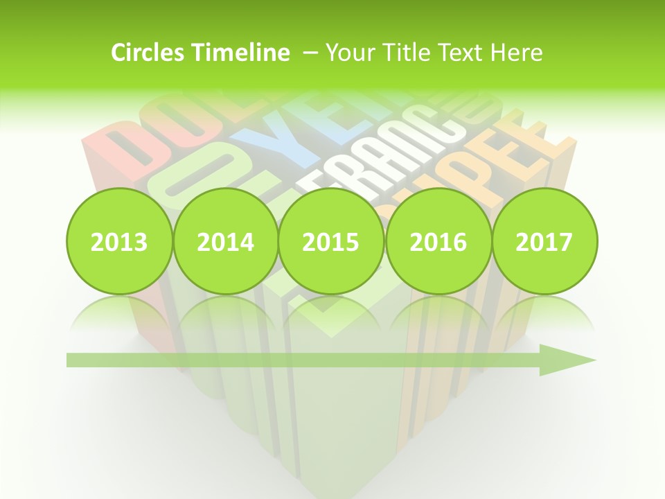 Abstract Alphabet White PowerPoint Template