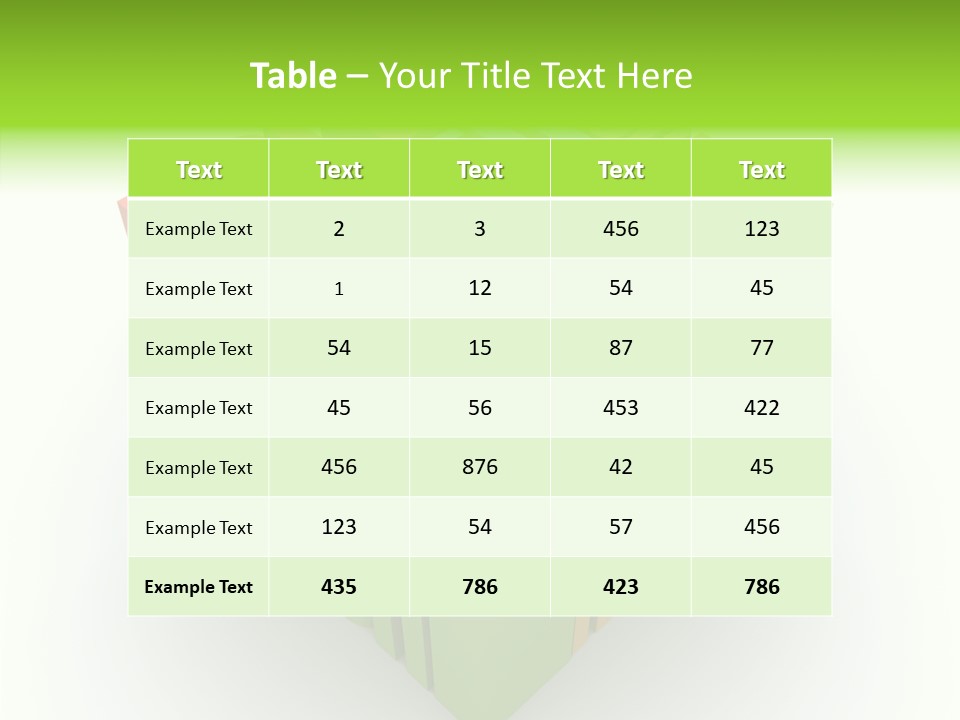 Abstract Alphabet White PowerPoint Template