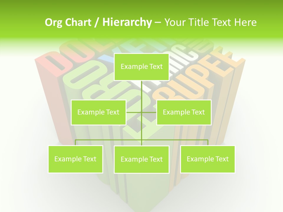 Abstract Alphabet White PowerPoint Template