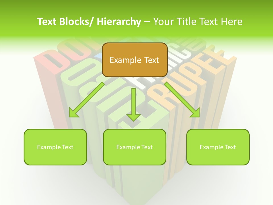 Abstract Alphabet White PowerPoint Template