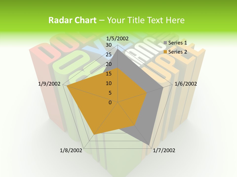 Abstract Alphabet White PowerPoint Template