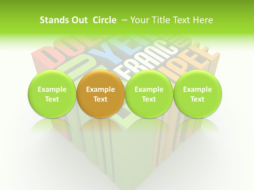 Abstract Alphabet White PowerPoint Template