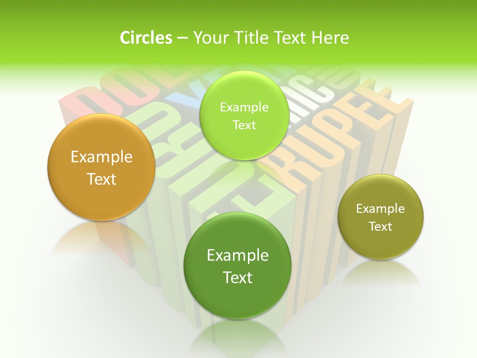 Abstract Alphabet White PowerPoint Template