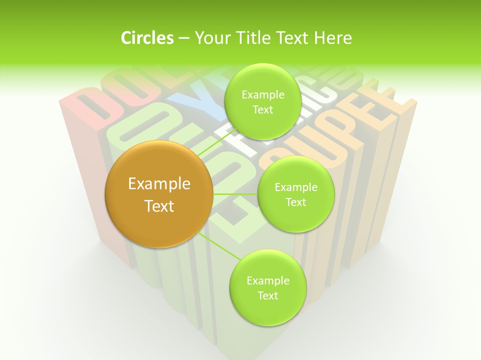 Abstract Alphabet White PowerPoint Template