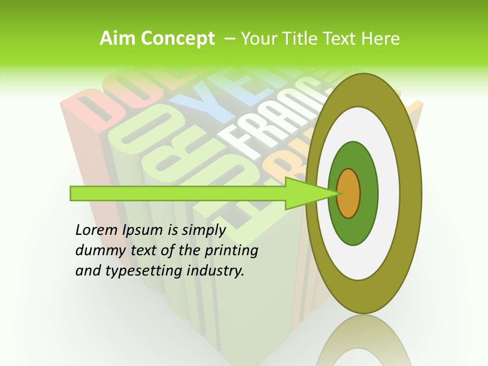 Abstract Alphabet White PowerPoint Template