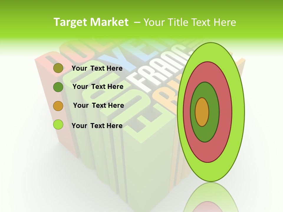 Abstract Alphabet White PowerPoint Template