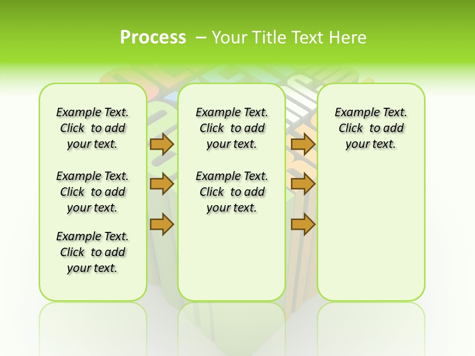 Abstract Alphabet White PowerPoint Template