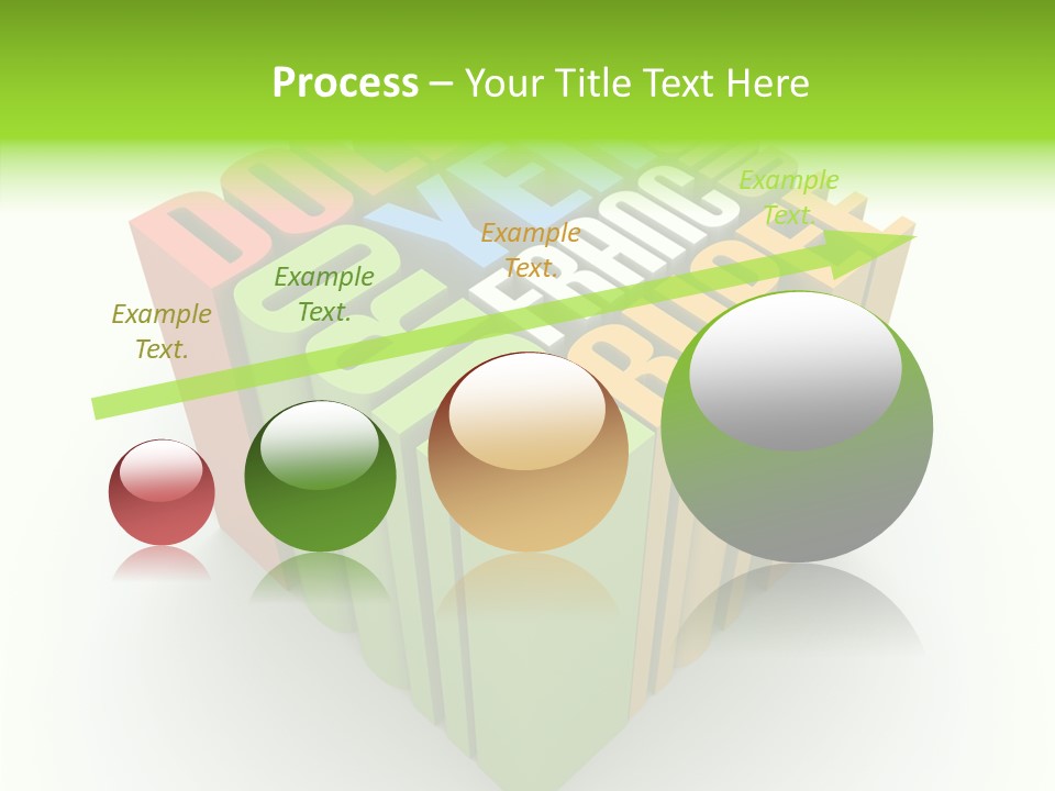 Abstract Alphabet White PowerPoint Template