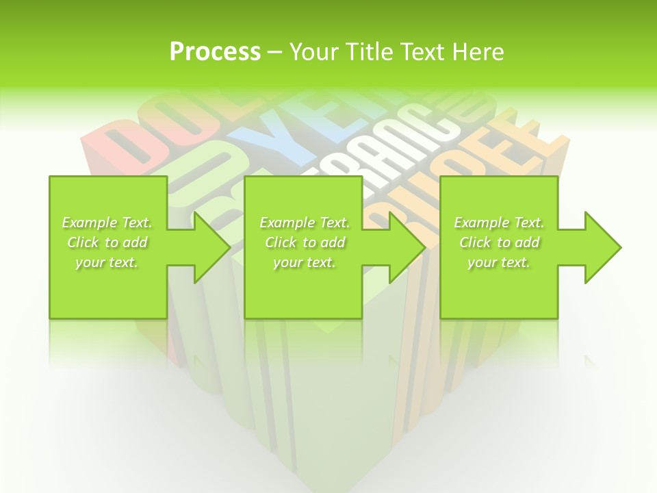 Abstract Alphabet White PowerPoint Template