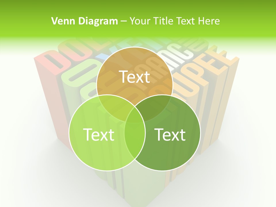 Abstract Alphabet White PowerPoint Template