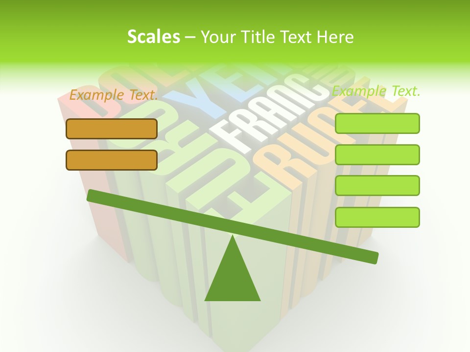 Abstract Alphabet White PowerPoint Template