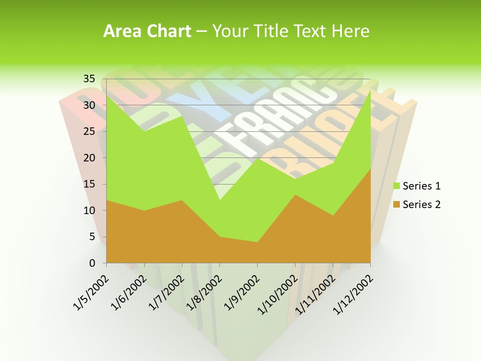 Abstract Alphabet White PowerPoint Template