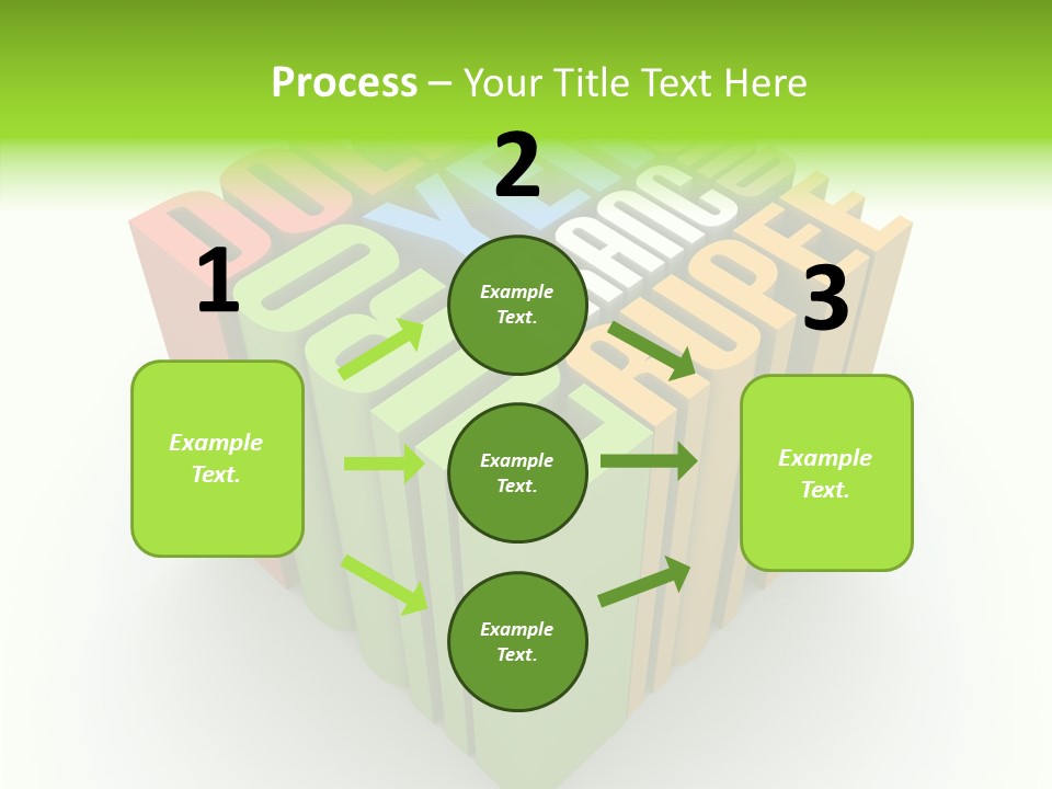 Abstract Alphabet White PowerPoint Template