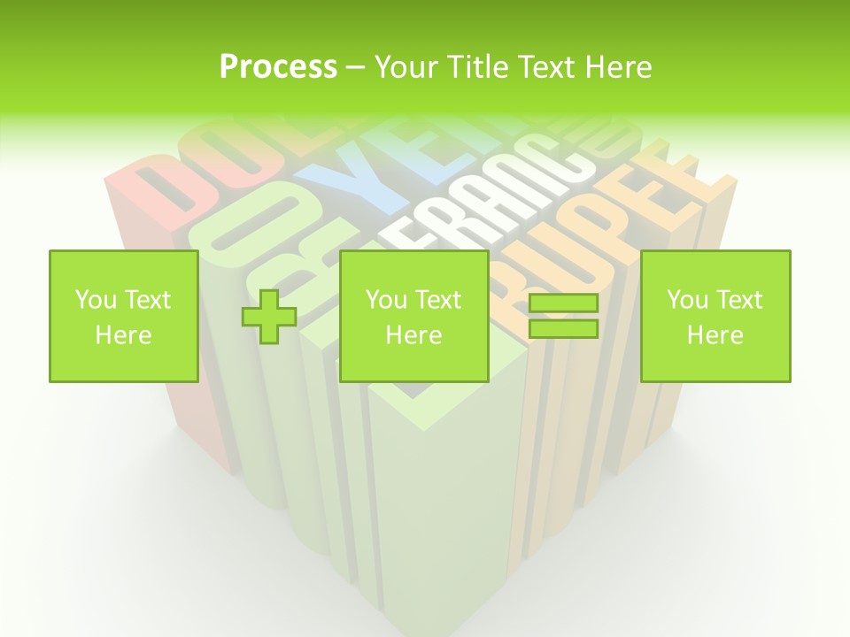 Abstract Alphabet White PowerPoint Template