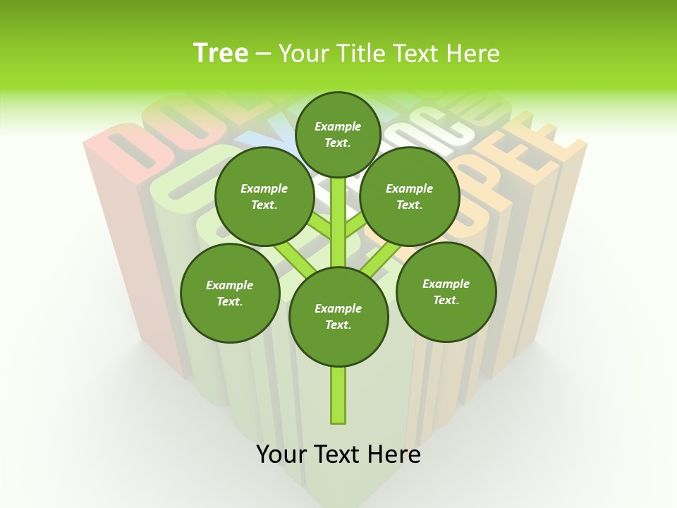 Abstract Alphabet White PowerPoint Template