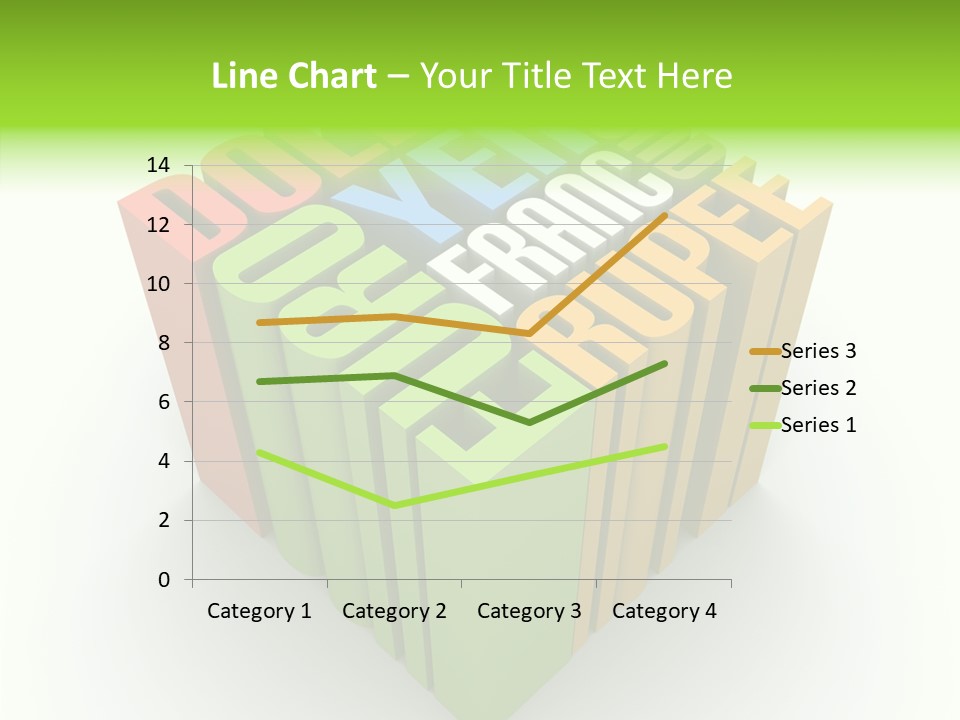 Abstract Alphabet White PowerPoint Template