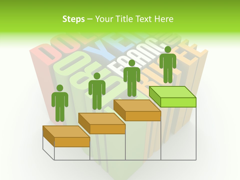 Abstract Alphabet White PowerPoint Template