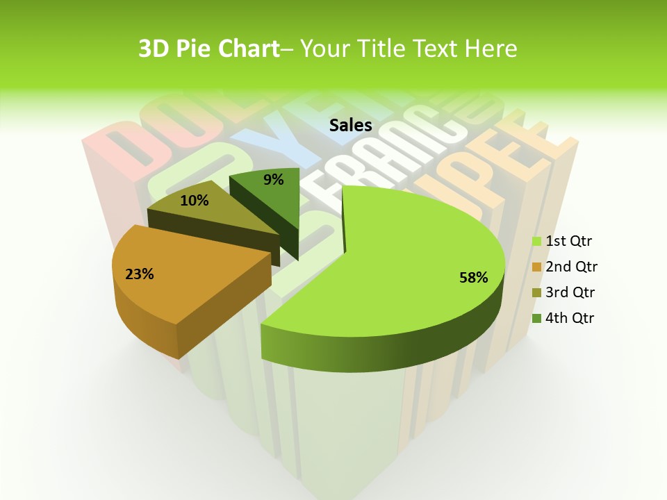 Abstract Alphabet White PowerPoint Template