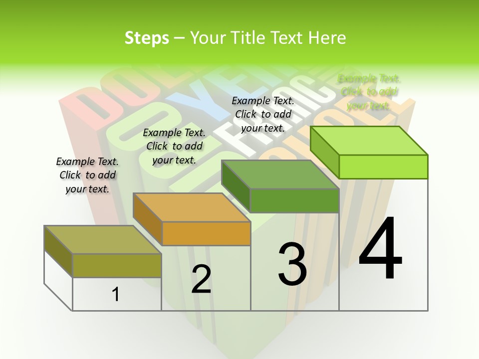 Abstract Alphabet White PowerPoint Template