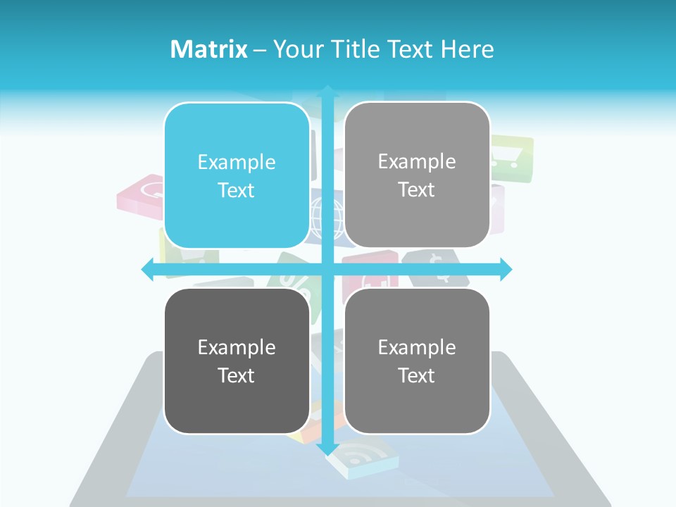 Downloading App Computer PowerPoint Template