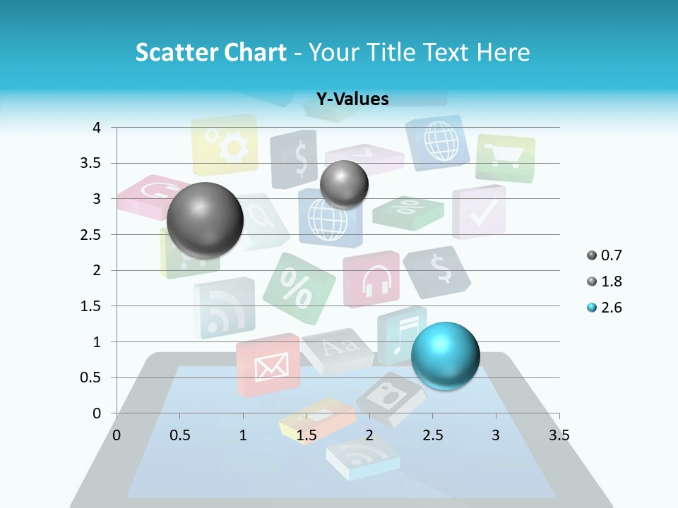 Downloading App Computer PowerPoint Template