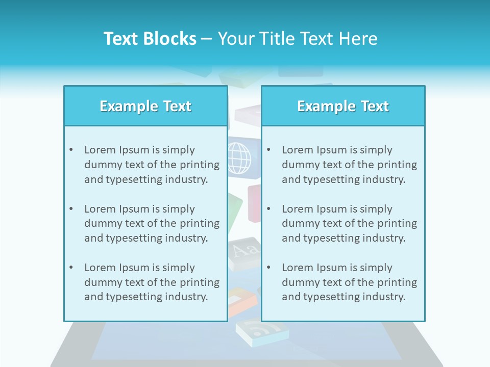 Downloading App Computer PowerPoint Template