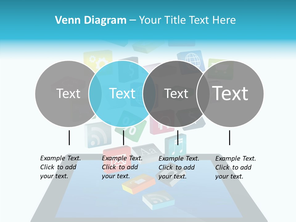 Downloading App Computer PowerPoint Template