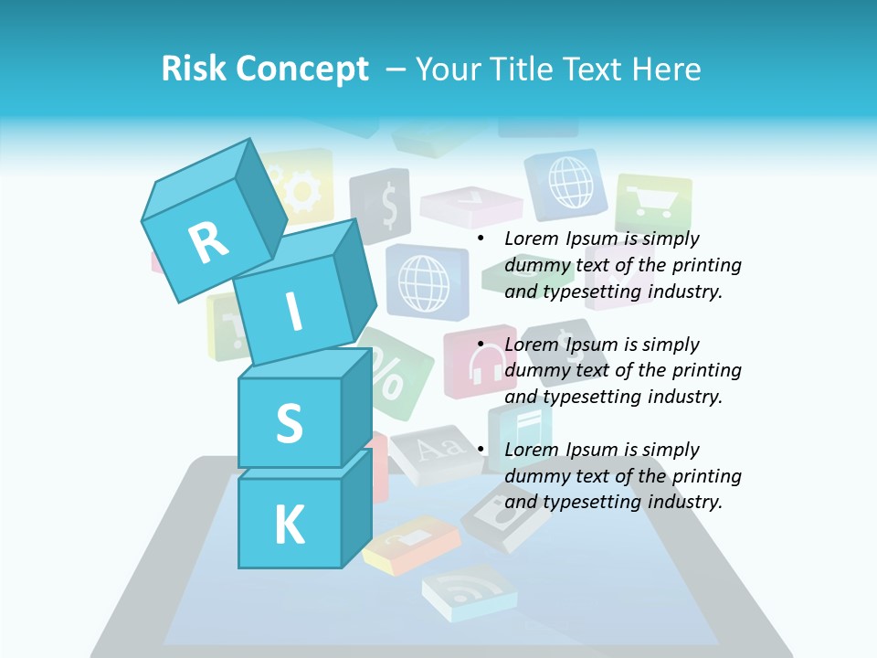 Downloading App Computer PowerPoint Template