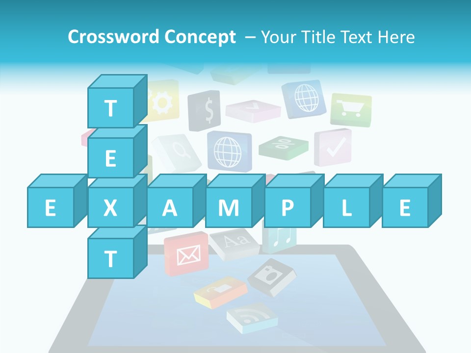 Downloading App Computer PowerPoint Template