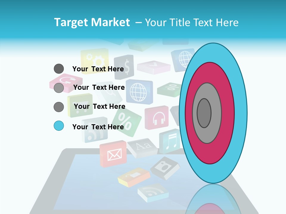 Downloading App Computer PowerPoint Template