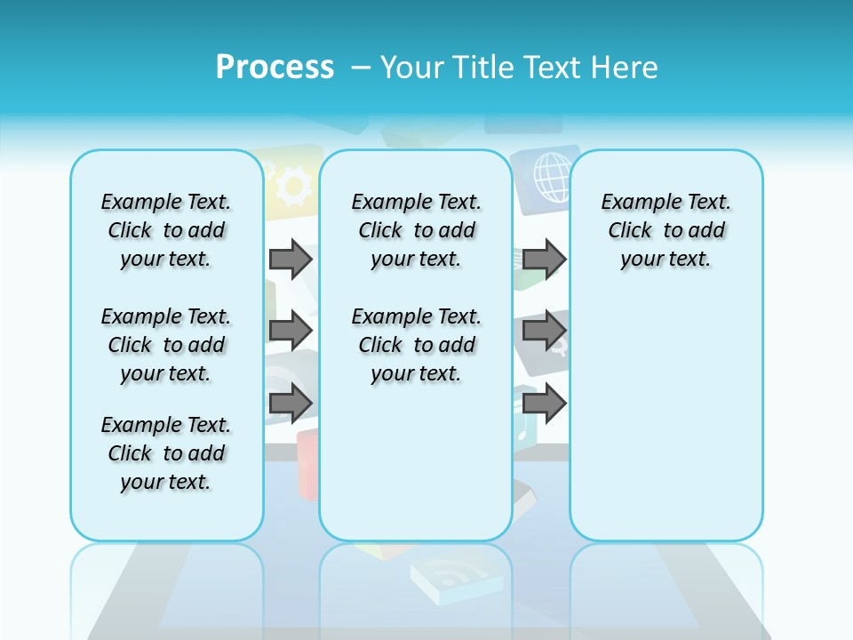 Downloading App Computer PowerPoint Template