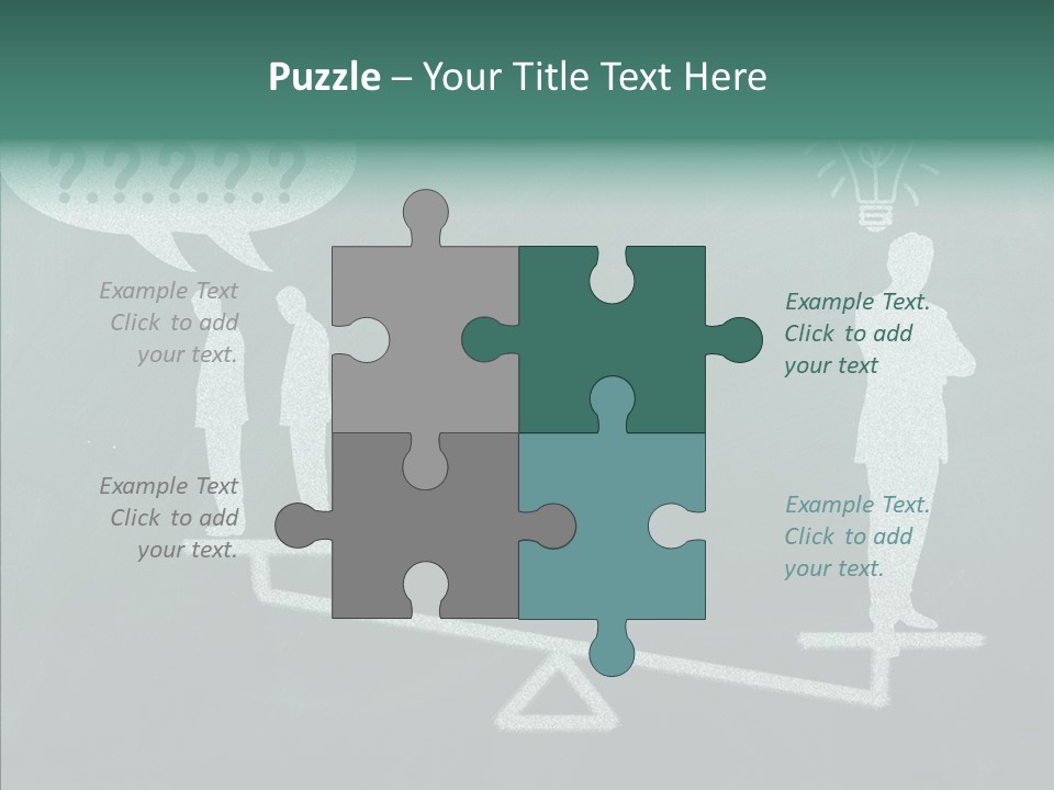 Green Thinking Success PowerPoint Template