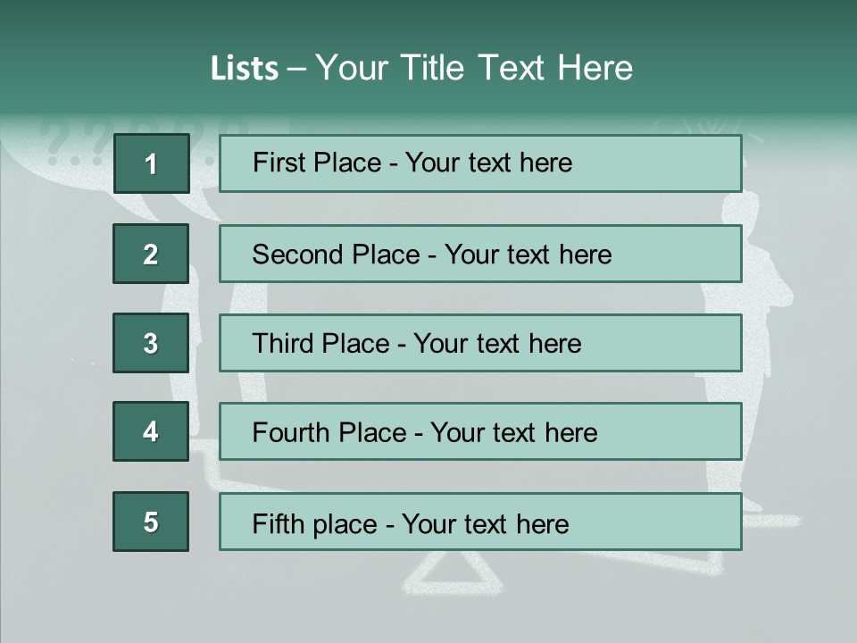 Green Thinking Success PowerPoint Template